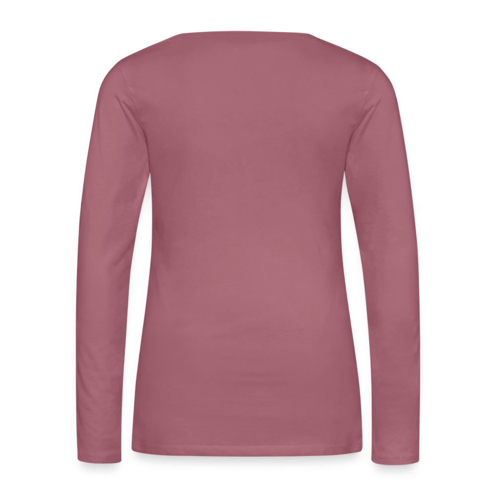 Showroom - Frauen Premium Langarmshirt - Malve