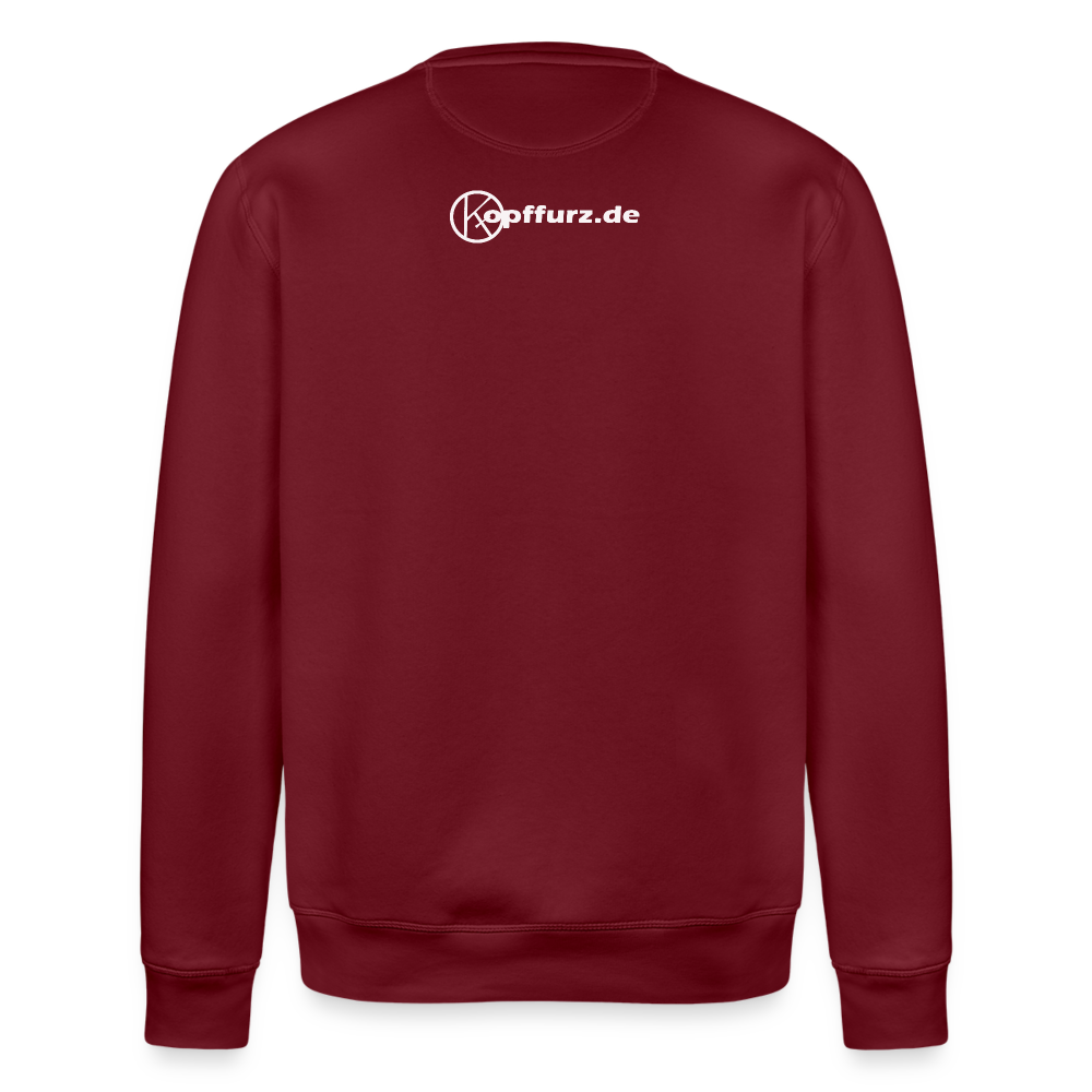 GIN-good times begin - witzig - Stanley/Stella Unisex Bio-Sweatshirt ROLLER - Burgunderrot