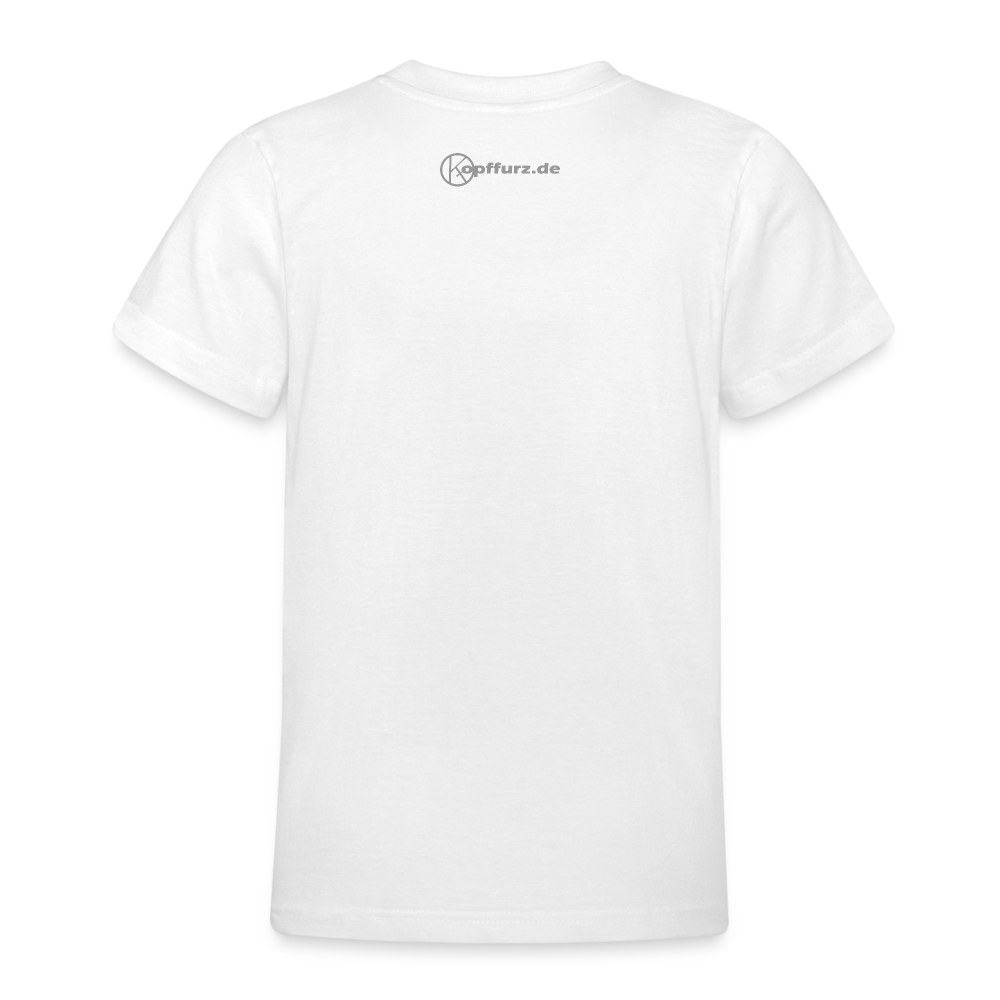 Guitar is my therapy - Teenager T-Shirt - Weiß
