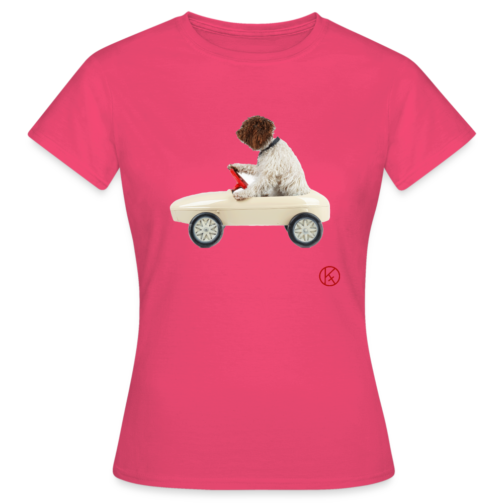 Autofahrt - tierisches - witzig - Frauen T-Shirt - Azalea