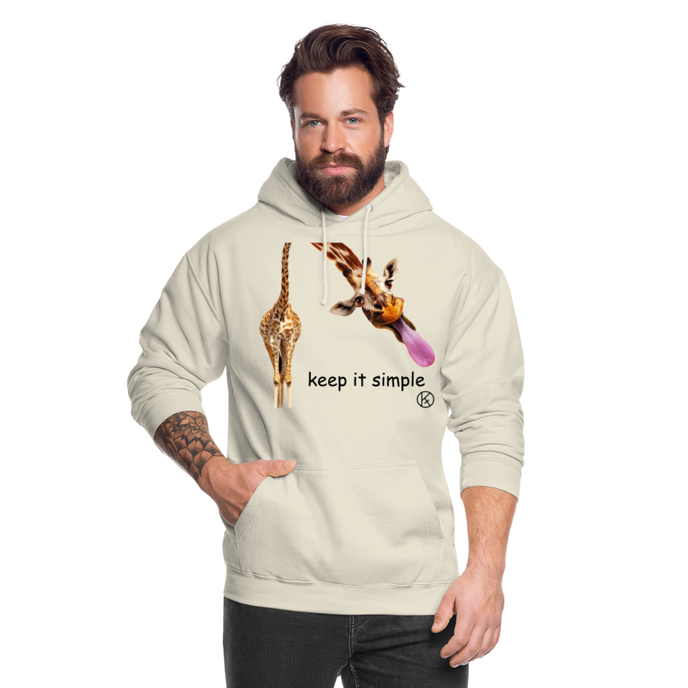 keep it simple-giraffe - witzig - tierisches - Unisex Hoodie - Vanille-Milchshake