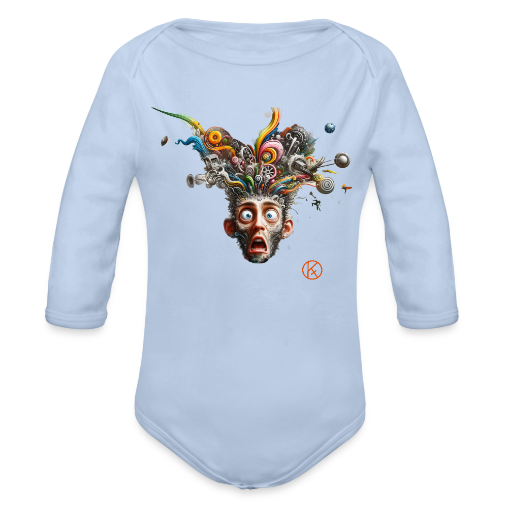 Showroom - Baby Bio-Langarm-Body - Sky