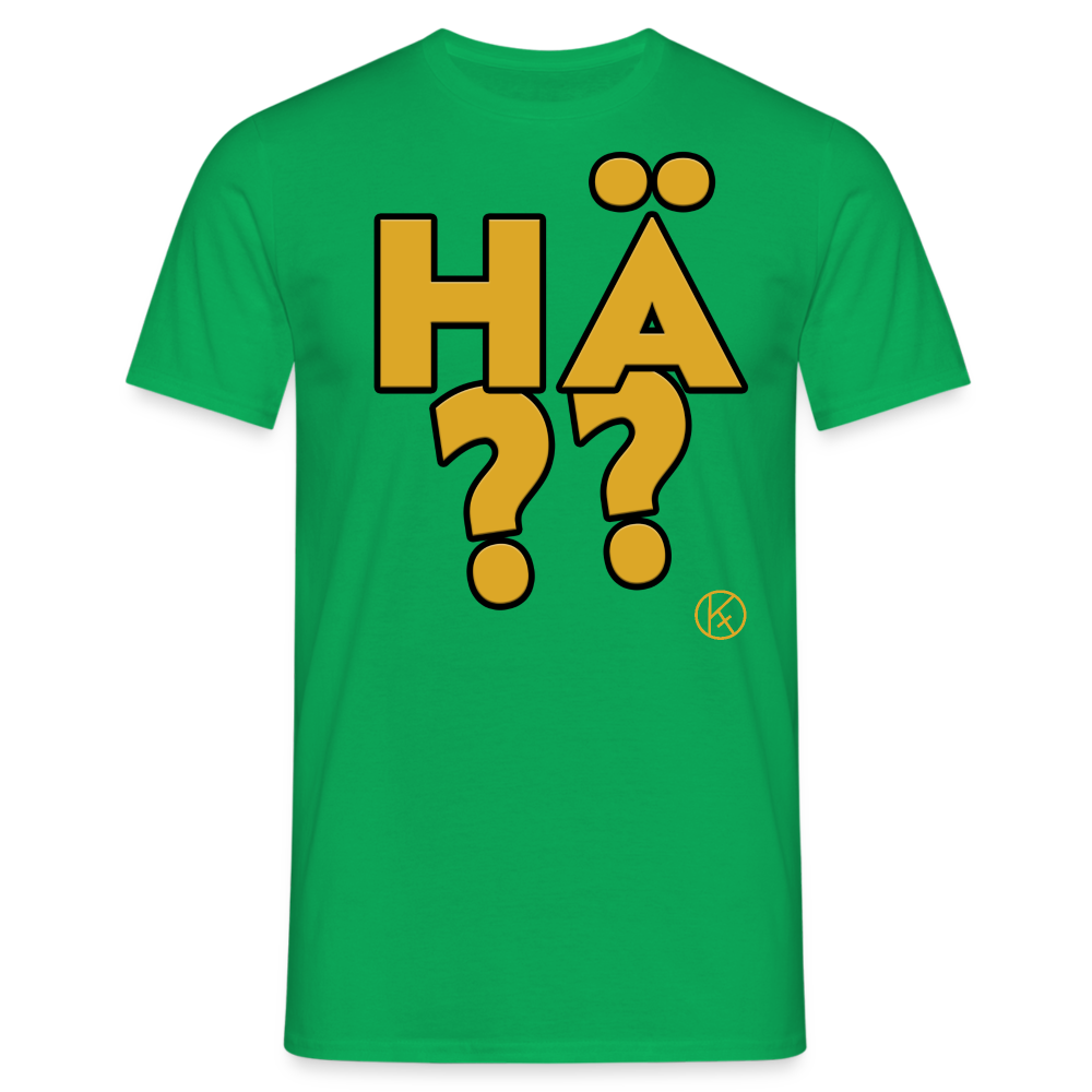 hä?? - gelb - witzig - Männer T-Shirt - Kelly Green