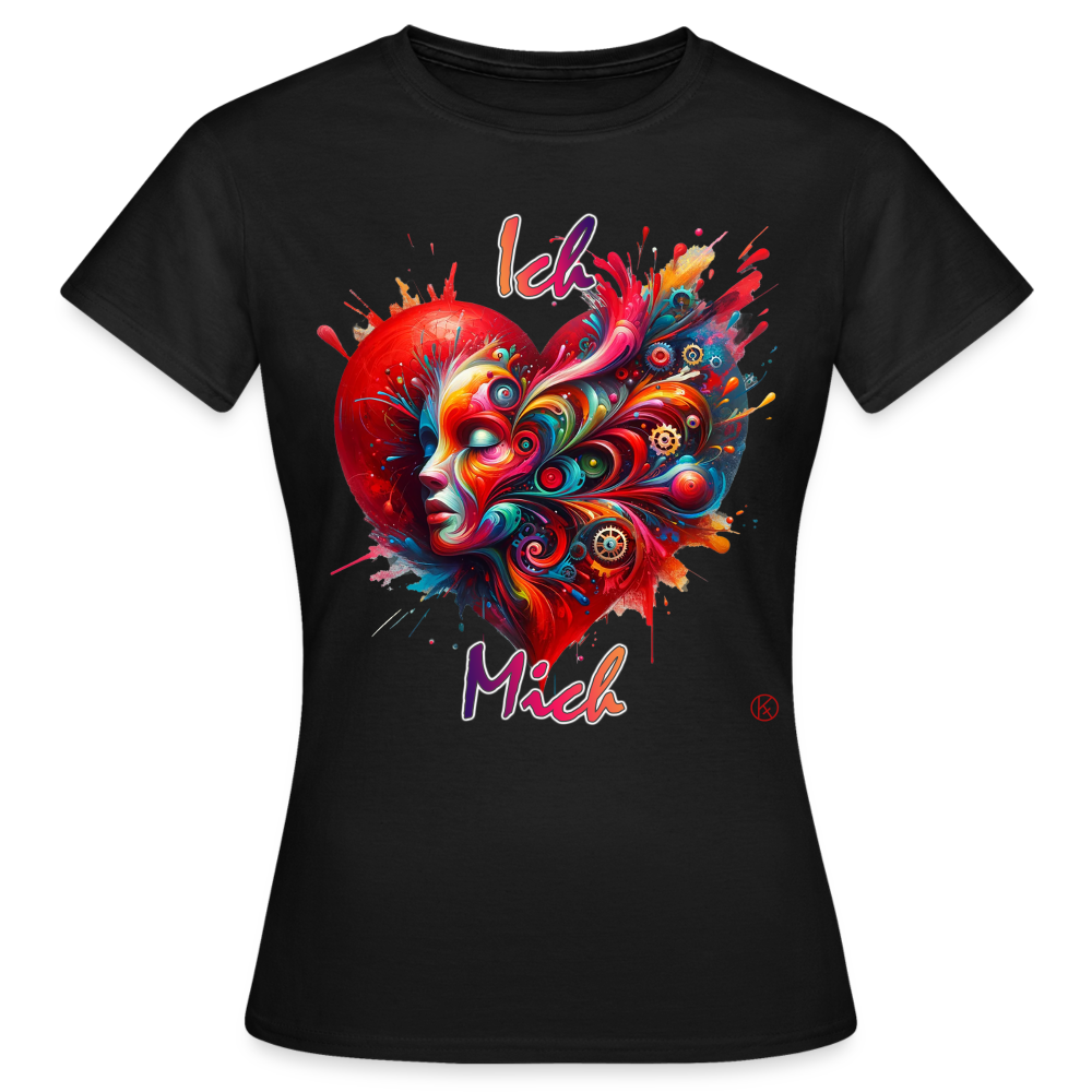 Ich liebe mich - Frauen T-Shirt - Schwarz