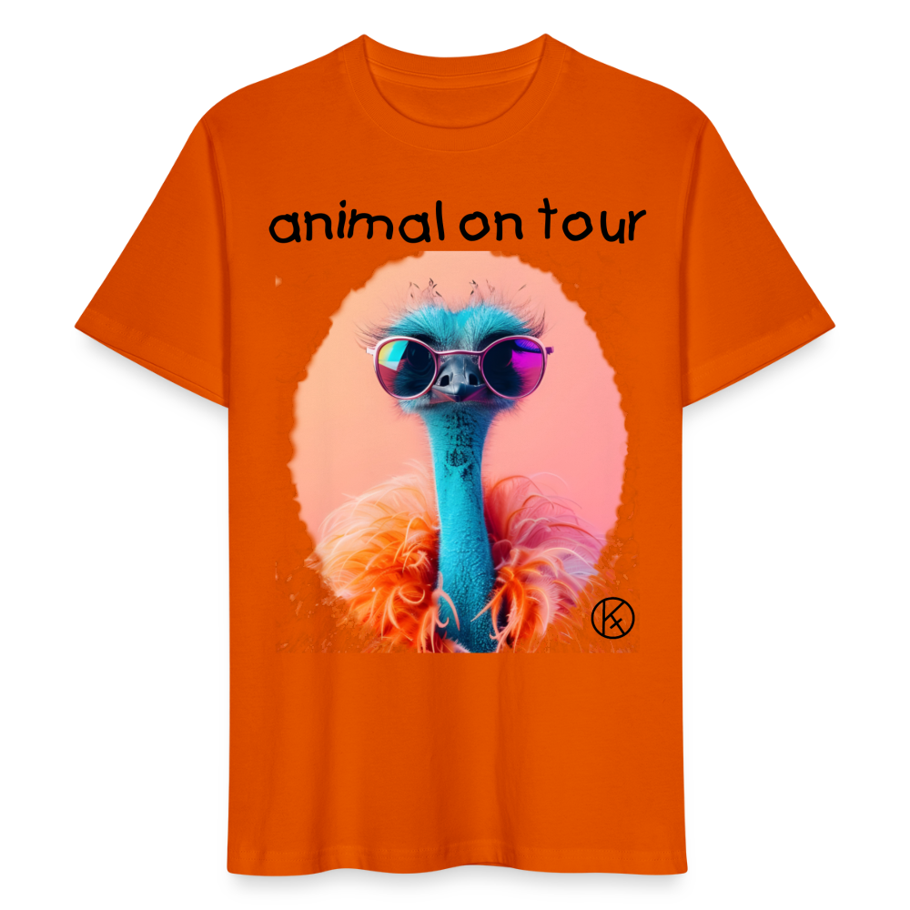 animal on tour-strauss - tierisches - Stanley/Stella Unisex T-Shirt CRAFTER - Tieforange