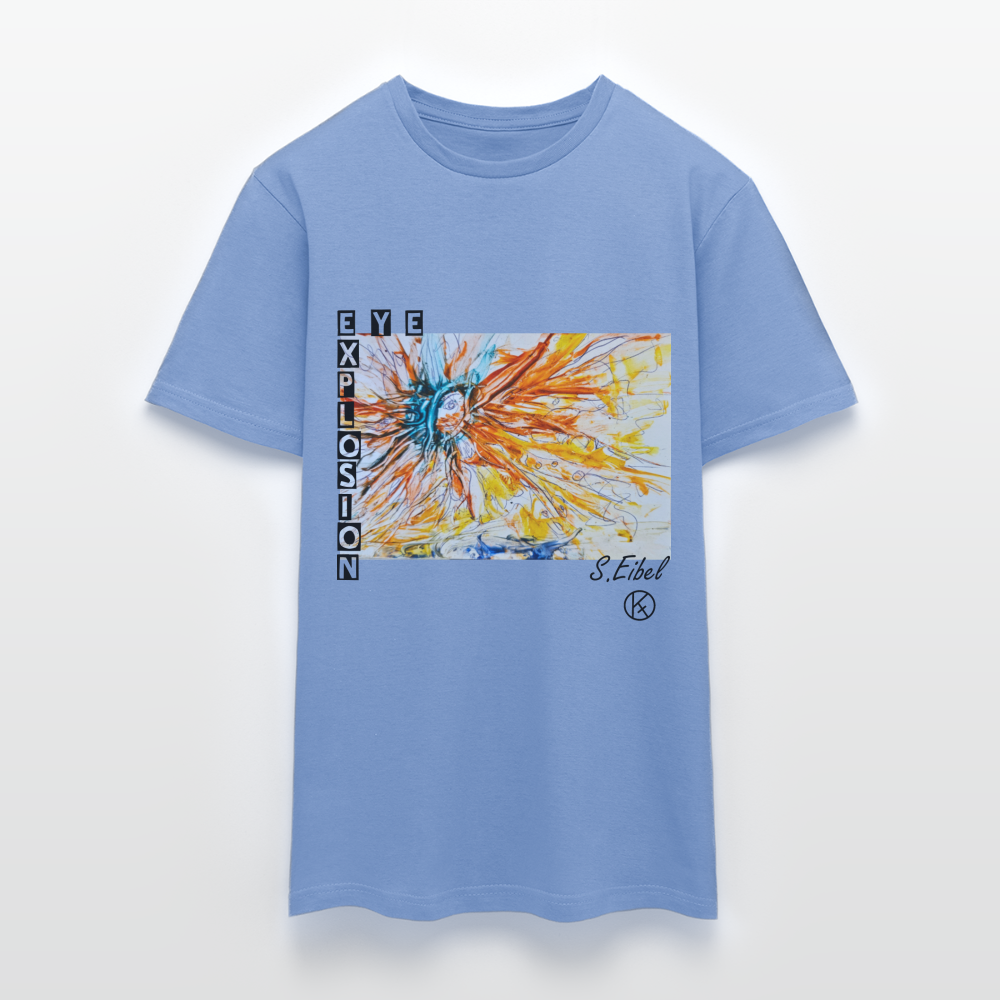 Eye Explosion - eibelartig - Palette - Männer T-Shirt Gildan - carolina blue