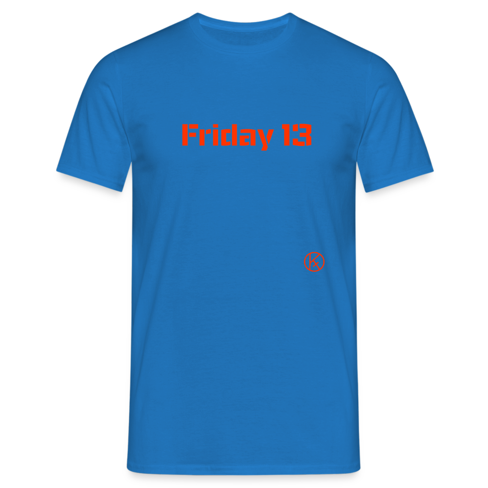 Friday13 - Männer T-Shirt - Royalblau