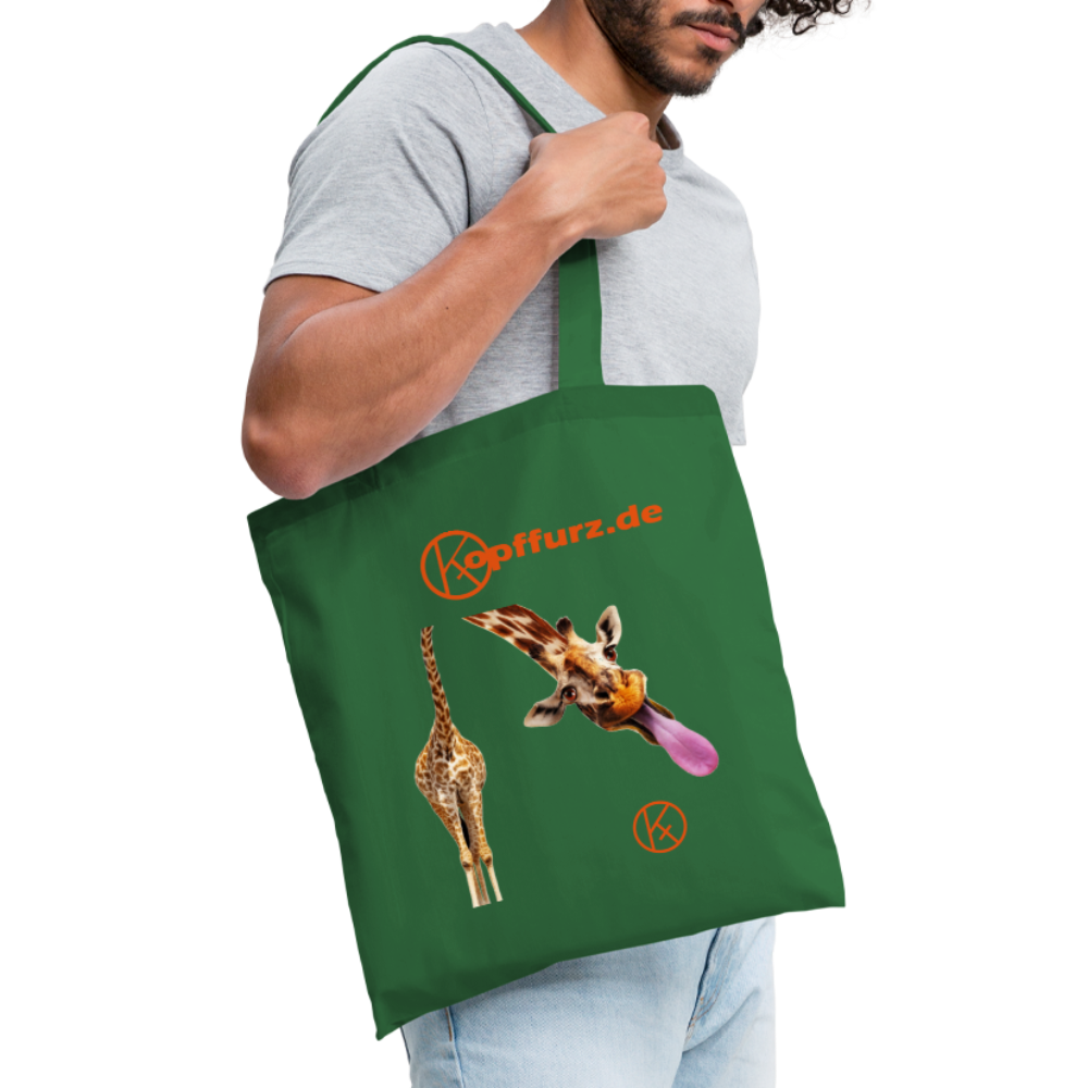 lecker-giraffe - tierisches - Stoffbeutel - Fichte