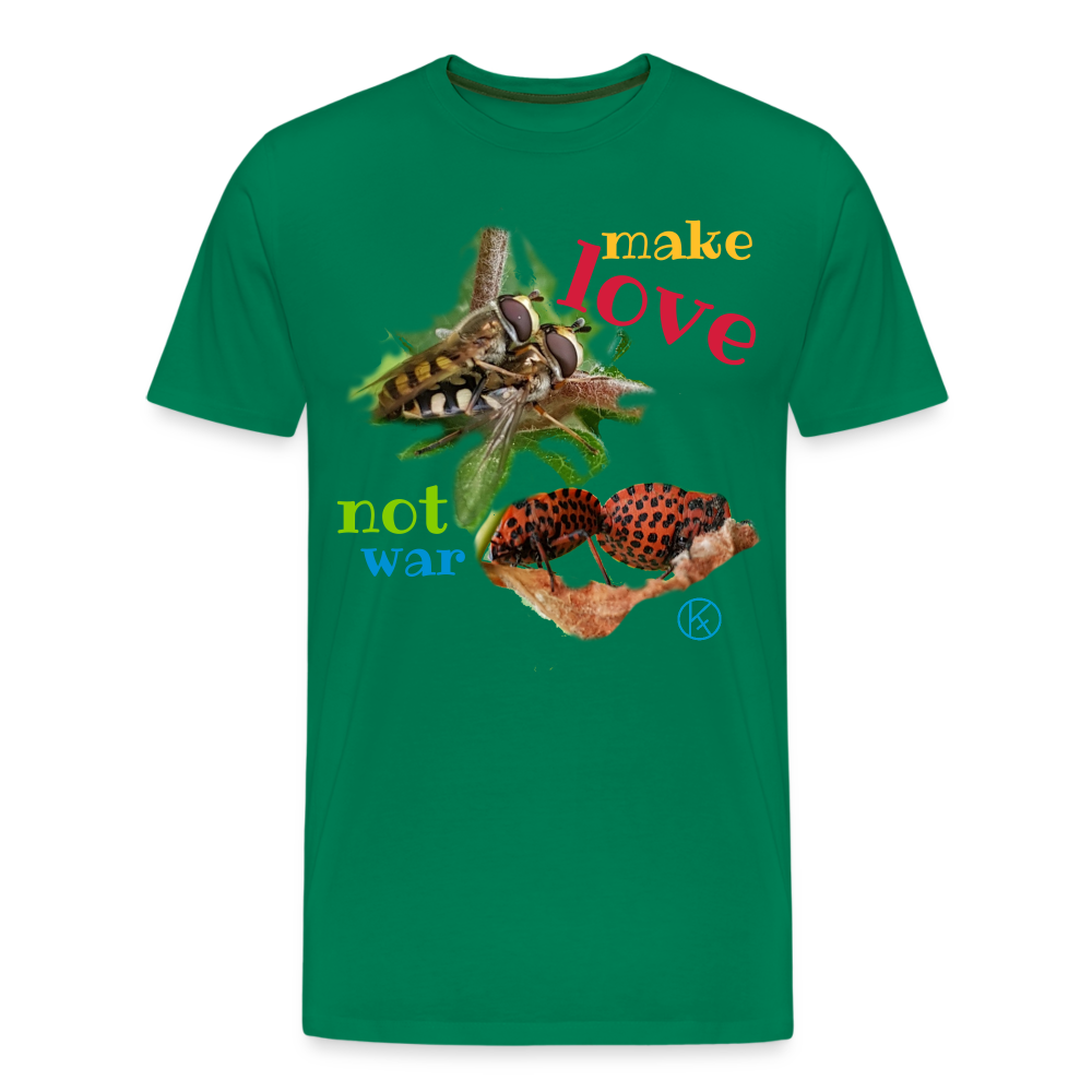 make-love - tierisches - Männer Premium T-Shirt - Kelly Green