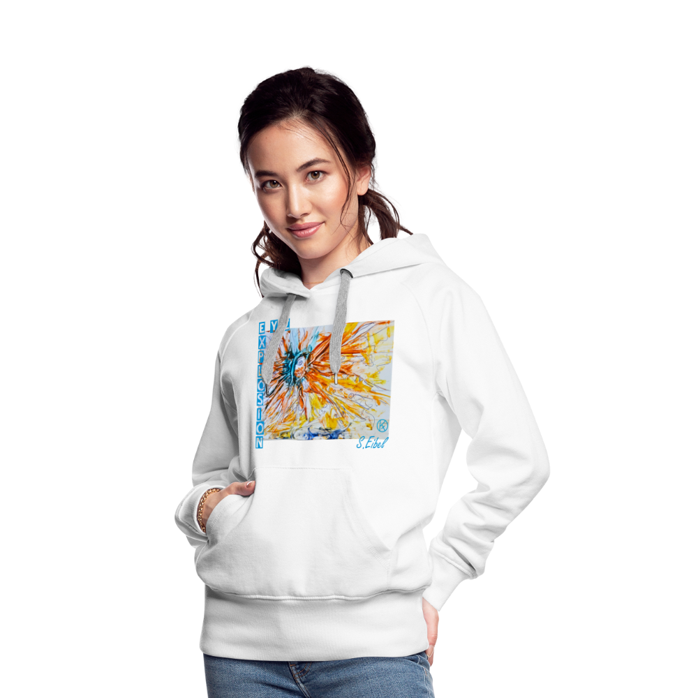 Eye Explosion - eibelartig - Frauen Premium Hoodie - Weiß