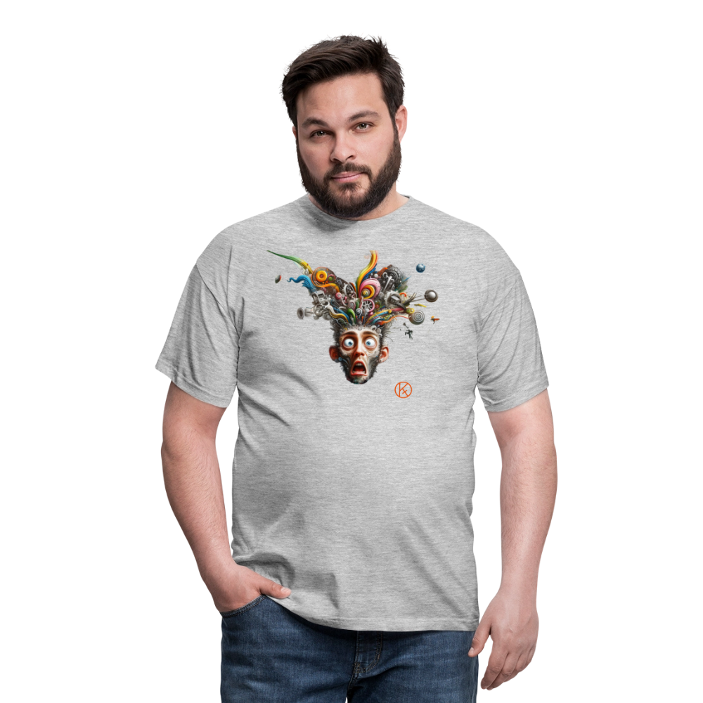 Showroom - Männer T-Shirt Gildan - Grau meliert