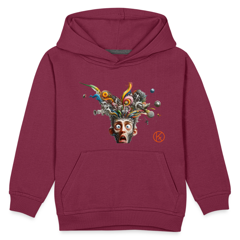 Showroom - Kinder Premium Hoodie Spreadshirt - Bordeaux