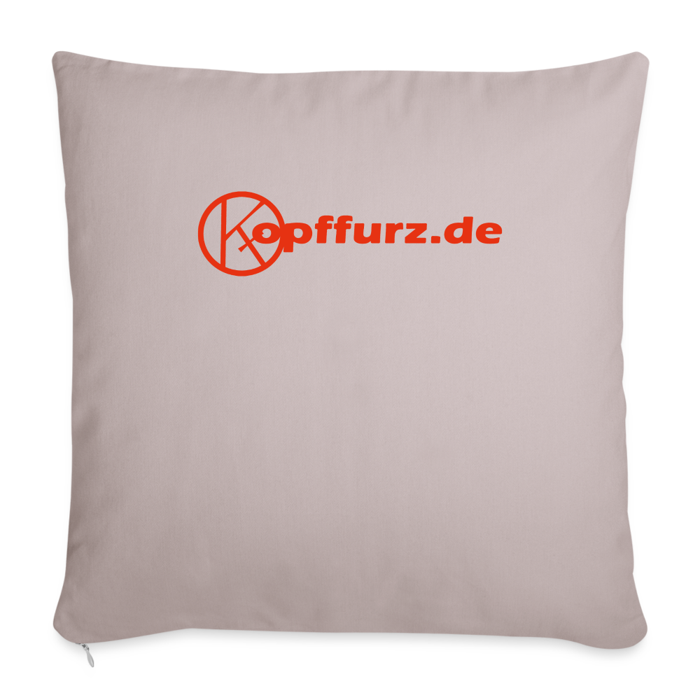 Kuschelkissen - eibelartig - plus - Sofakissenbezug 44 x 44 cm - helles Taupe