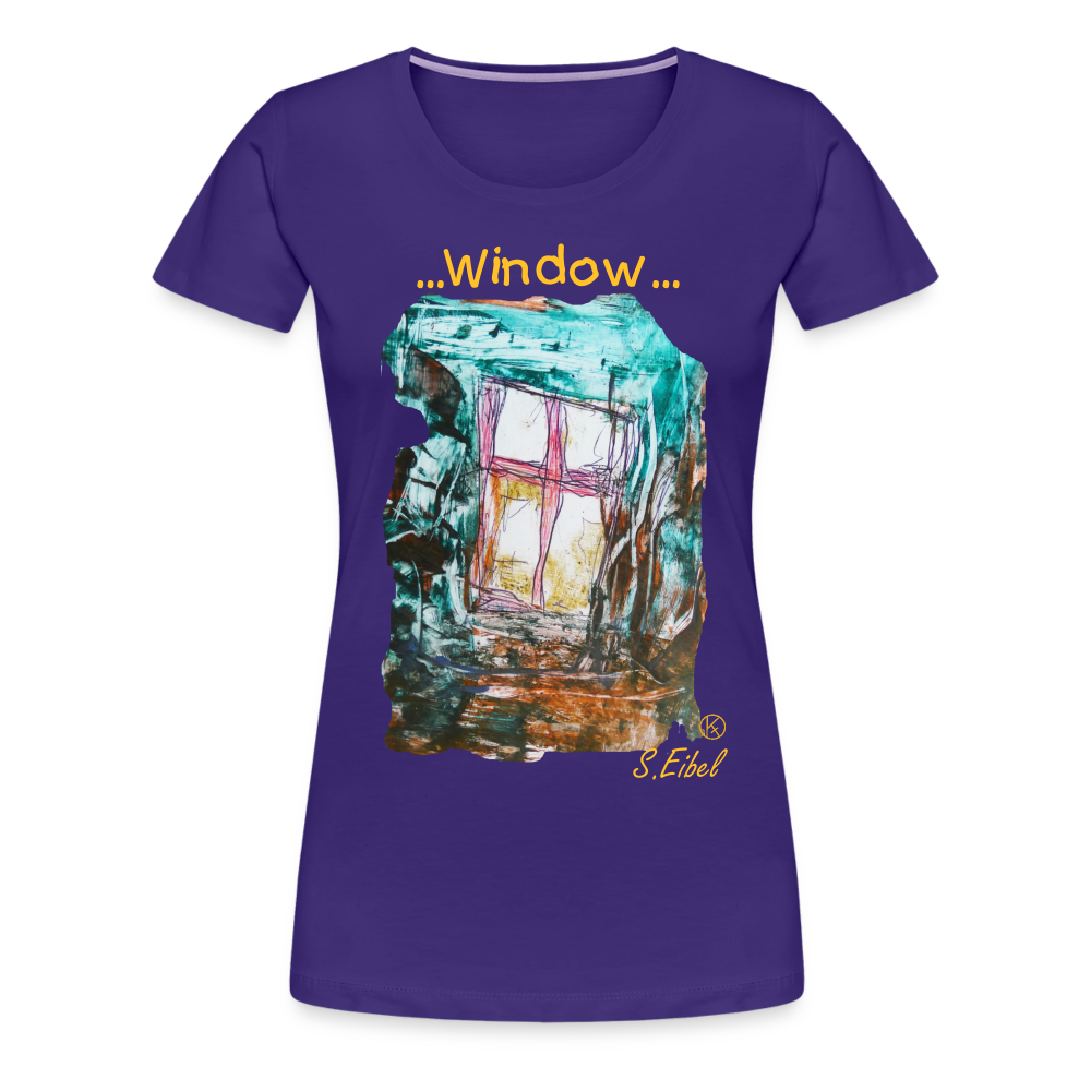 Window - eibelartig - Frauen Premium T-Shirt - Lila
