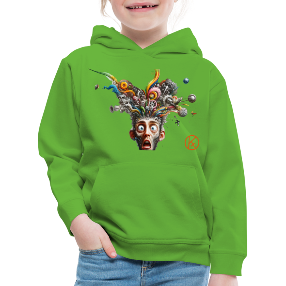 Showroom - Kinder Premium Hoodie Spreadshirt - Hellgrün