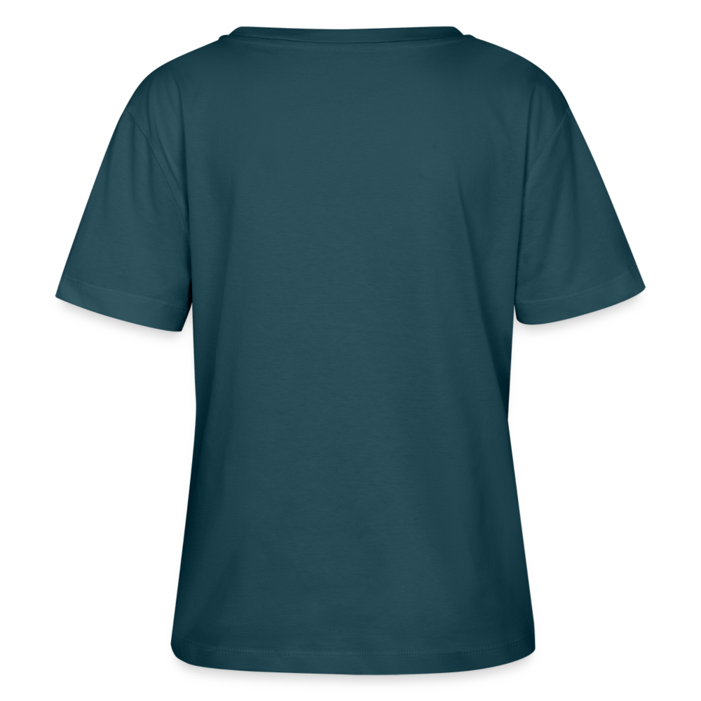 TuLips - eibelartig - Stanley/Stella Relaxed Rundhals Frauen Bio-T-Shirt SERENA - Dunkles Petrol