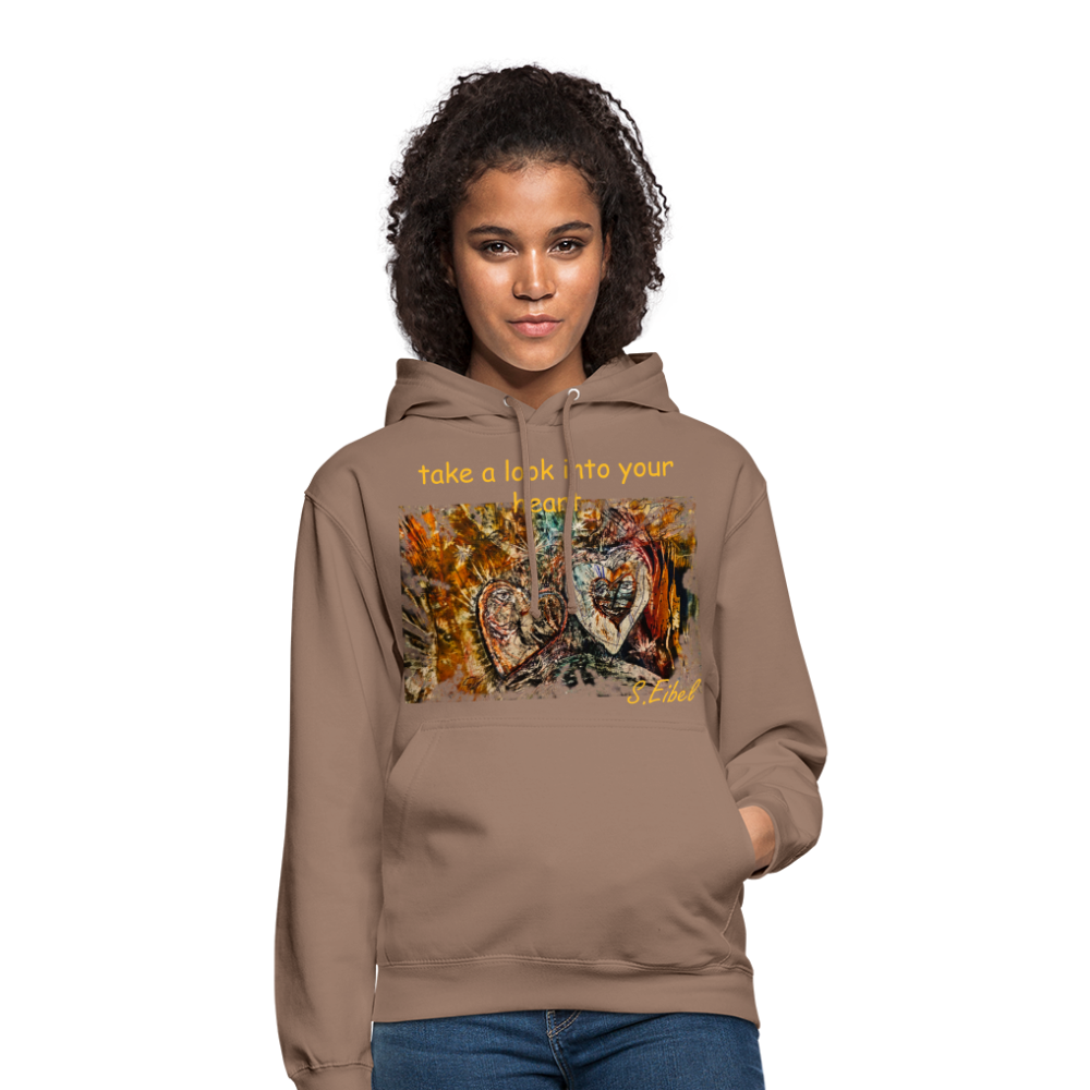 take a look into your heart - Unisex Hoodie - Mokka
