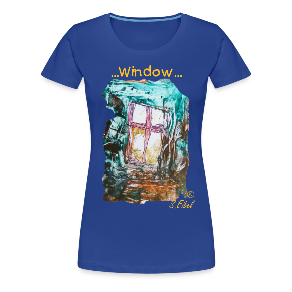 Window - eibelartig - Frauen Premium T-Shirt - Königsblau
