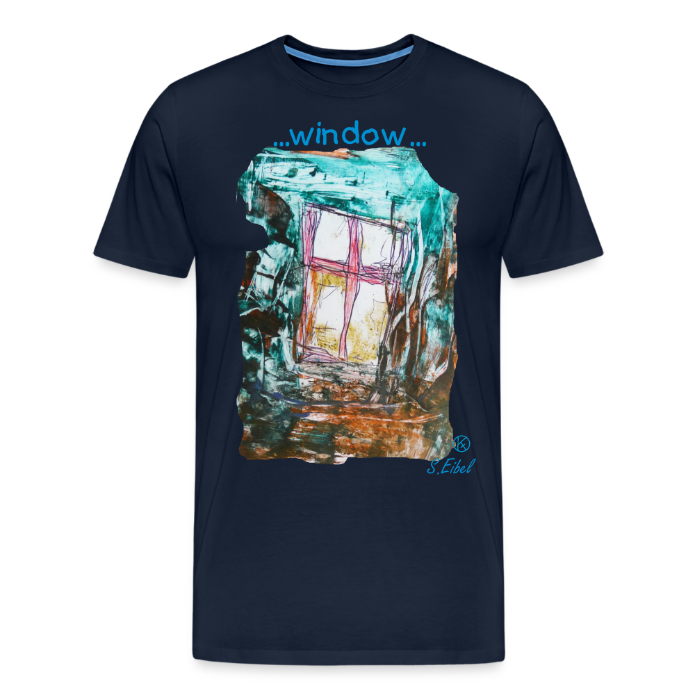 Window - eibelartig - Männer Premium T-Shirt - Navy
