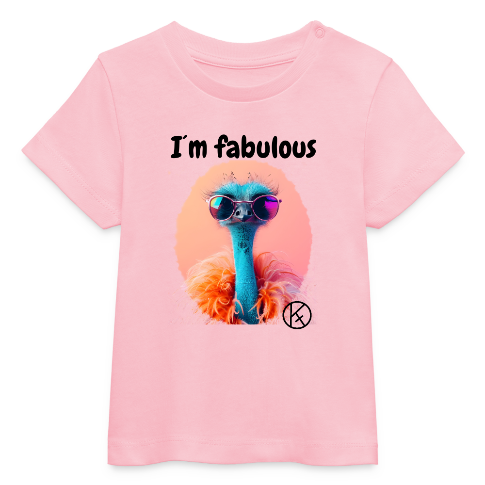 fabulous-baby-strauss - tierisches - Stanley/Stella Baby Bio-T-Shirt BABY CREATOR Stanley Stella - Hellrosa