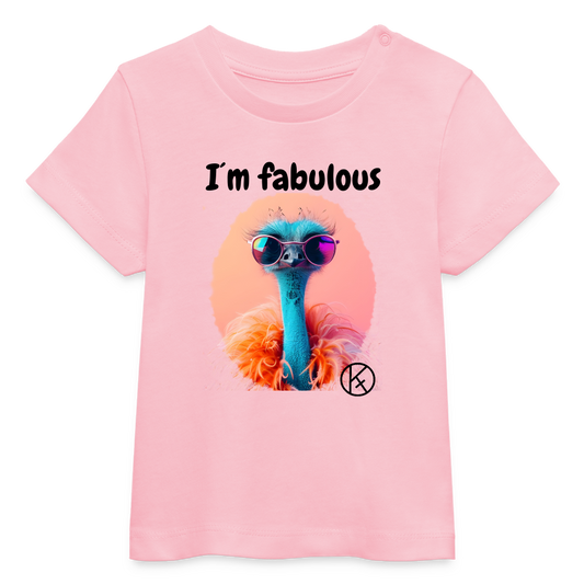 fabulous-baby-strauss - tierisches - Stanley/Stella Baby Bio-T-Shirt BABY CREATOR Stanley Stella - Hellrosa