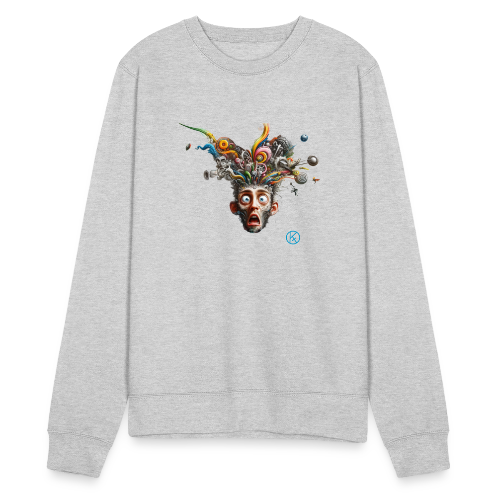 Showroom - Unisex Pullover - Weißgrau meliert
