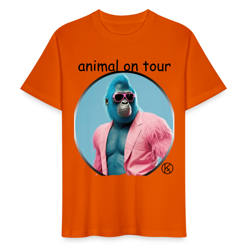 animal on tour-gorilla - tierisches -  Stanley/Stella Unisex T-Shirt CRAFTER - Tieforange