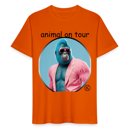 animal on tour-gorilla - tierisches -  Stanley/Stella Unisex T-Shirt CRAFTER - Tieforange