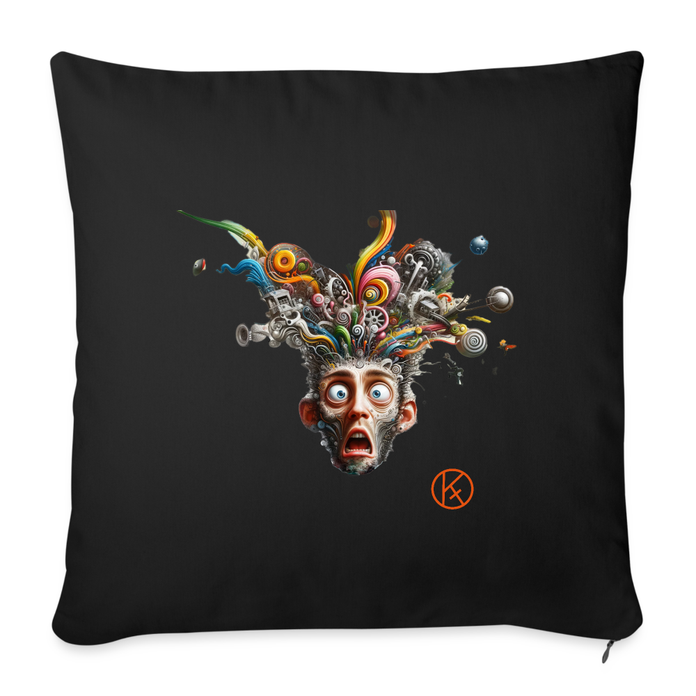 Showroom - Sofakissen mit Füllung 44 x 44 cm - Schwarz