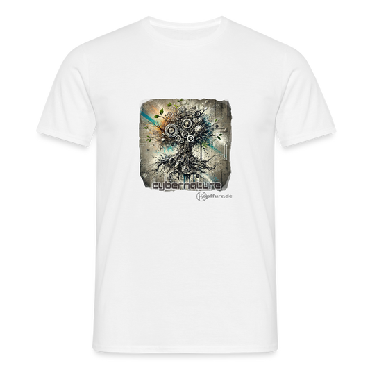 cybernature  -  Männer T-Shirt - Weiß