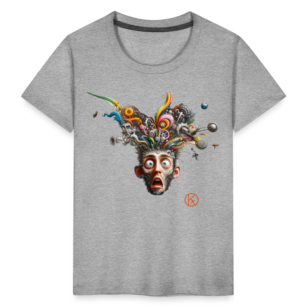 Showroom - Kinder Premium T-Shirt - Grau meliert