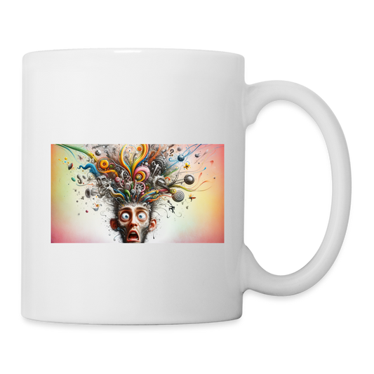 Kopffurz - Tasse - Weiß