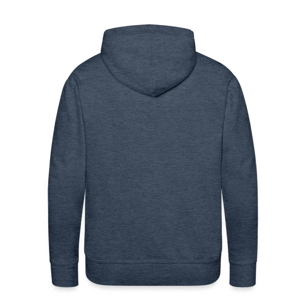 Showroom - Männer Premium Hoodie Spreadshirt - Jeansblau
