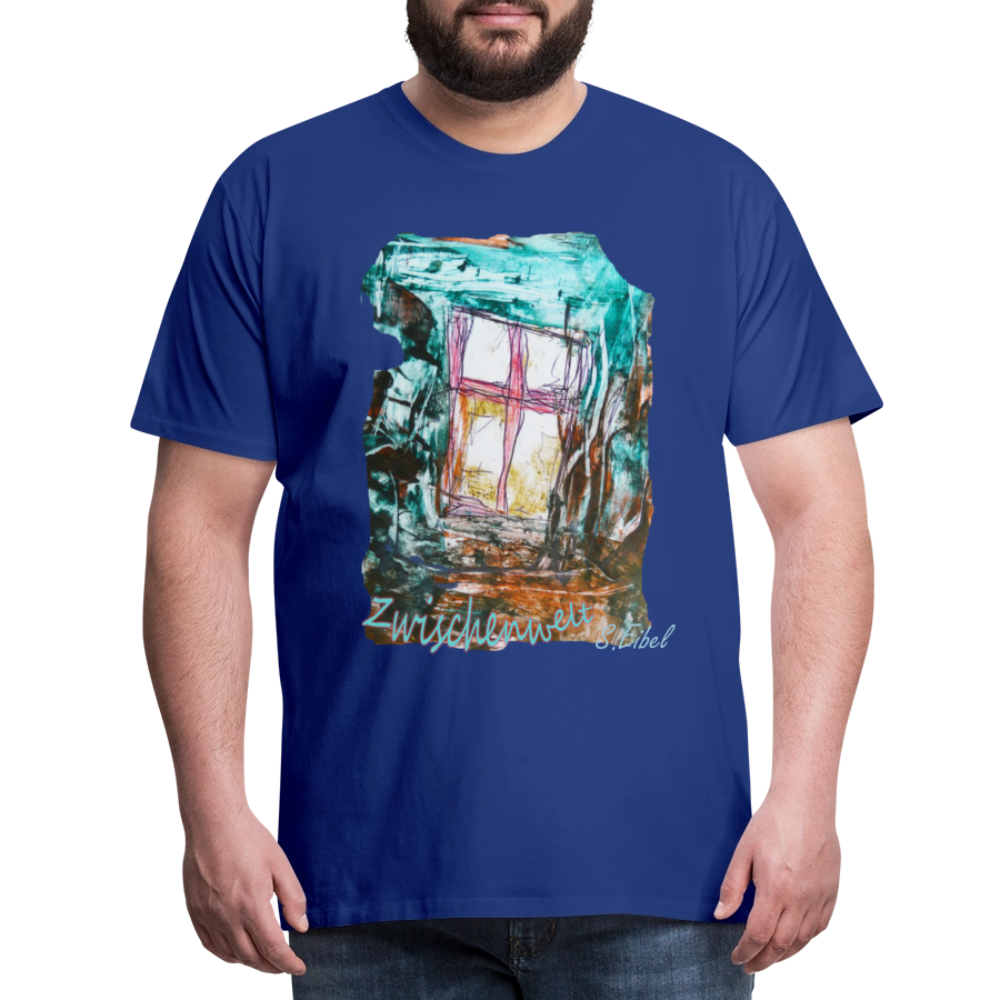 Zwischenwelt - eibelartig -   Männer Premium T-Shirt - Königsblau