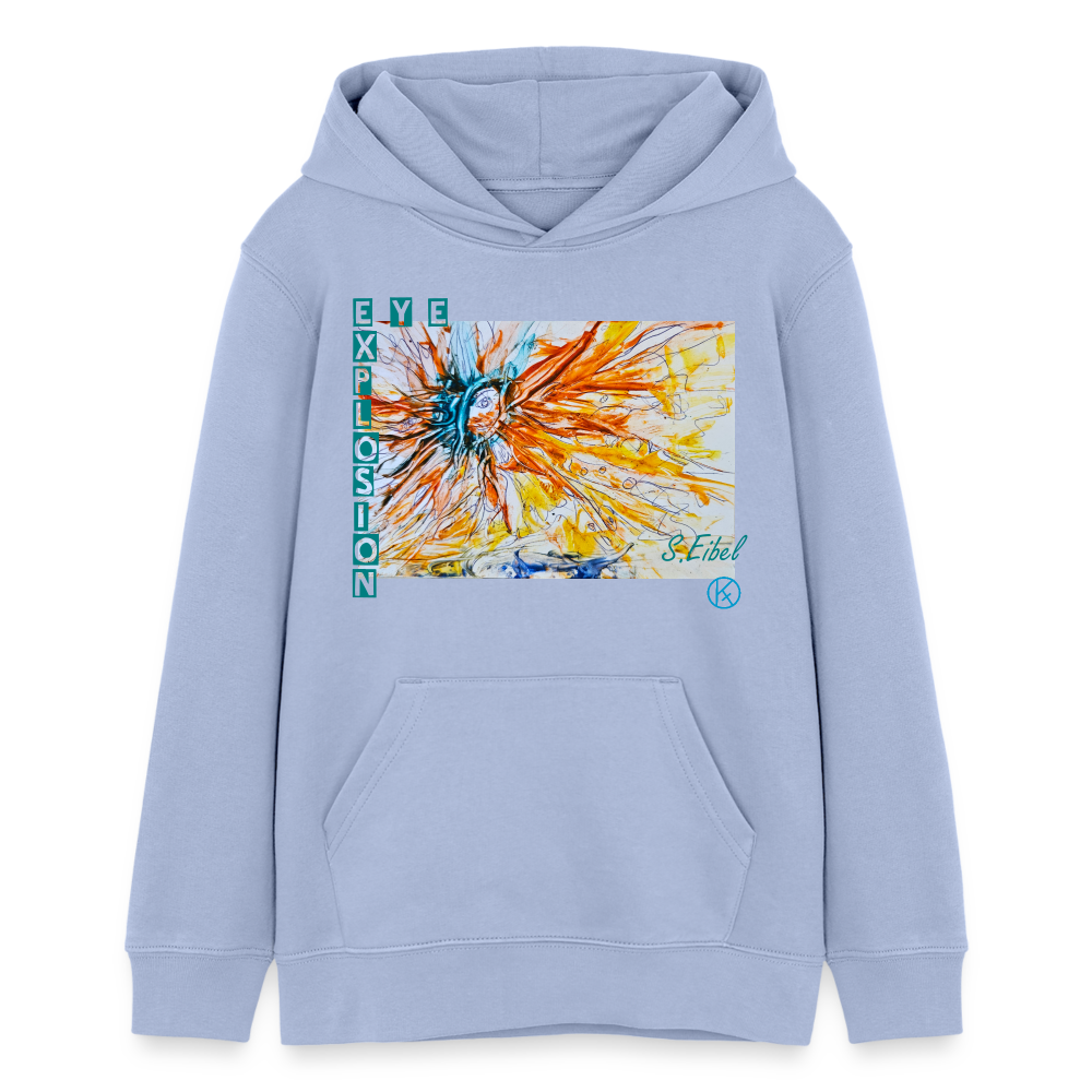 Eye Explosion - eibelartig - plus - Palette - Teenager - Stanley/Stella Teenager Bio-Hoodie Mini Cruiser Stanley Stella - Sky