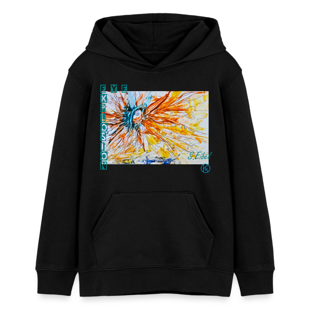 Eye Explosion - eibelartig - plus - Palette - Teenager - Stanley/Stella Teenager Bio-Hoodie Mini Cruiser Stanley Stella - Schwarz