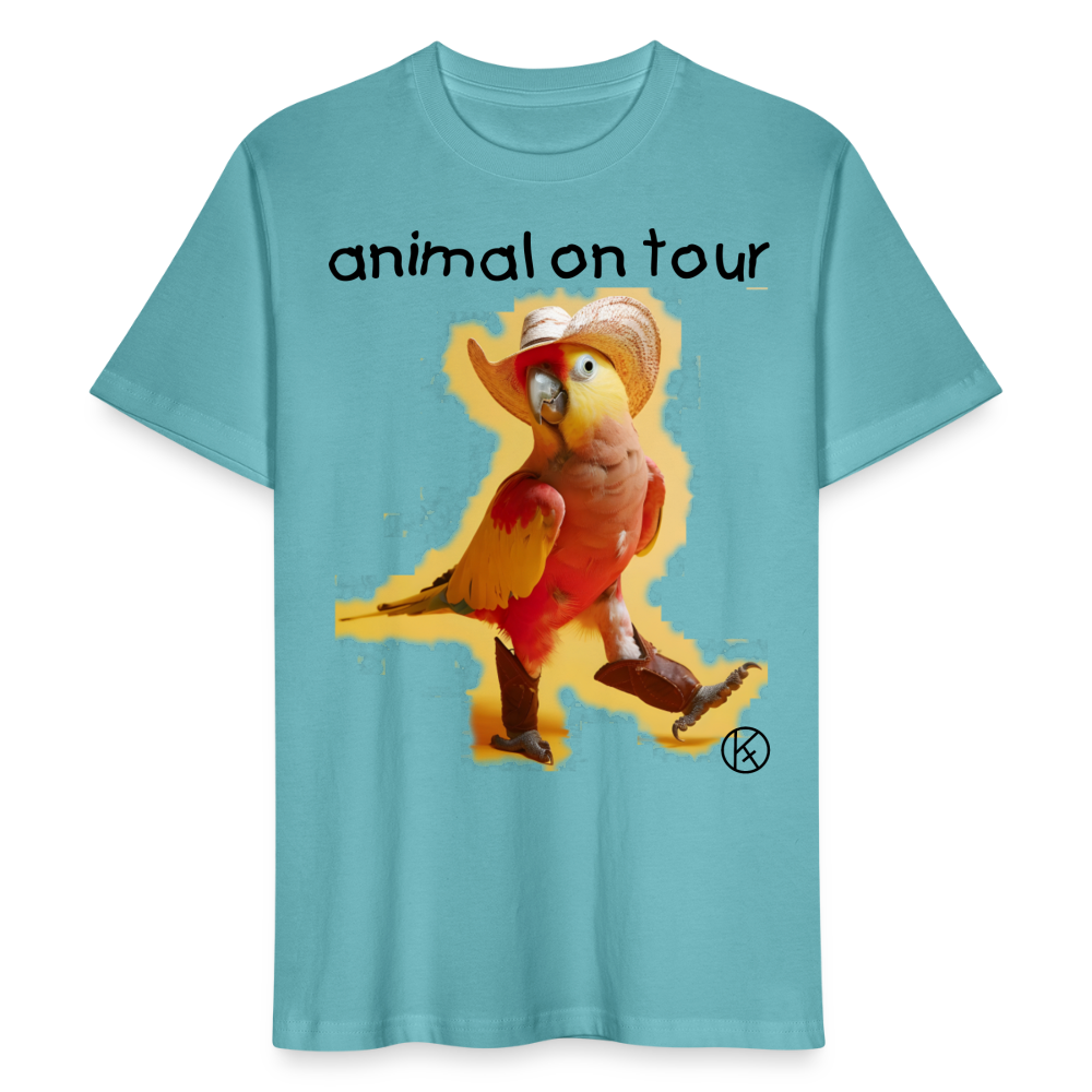 animal on tour-papagei - tierisches - Stanley/Stella Unisex T-Shirt - Pastelltürkis