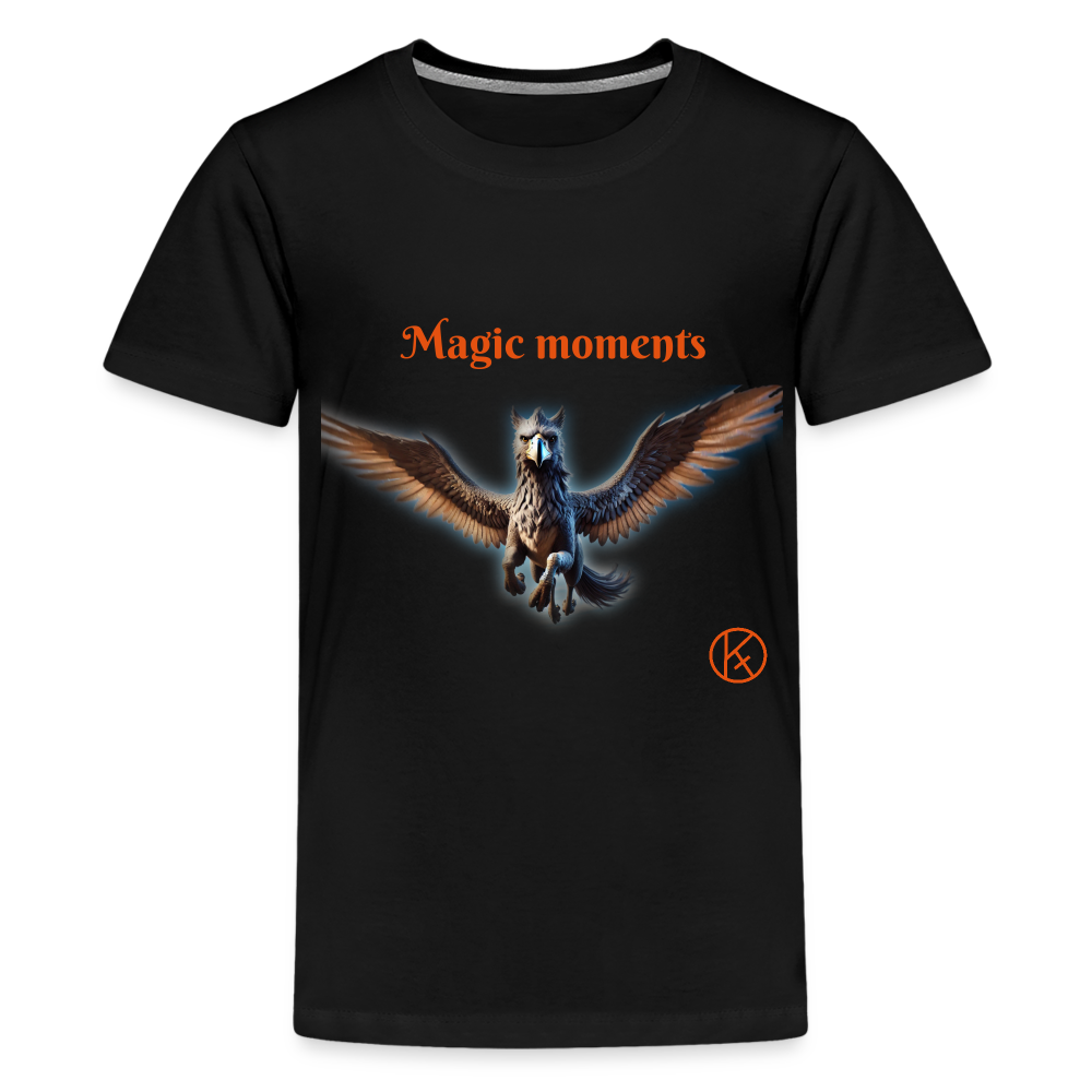 hippogreif-magic  -  Teenager Premium T-Shirt - Schwarz