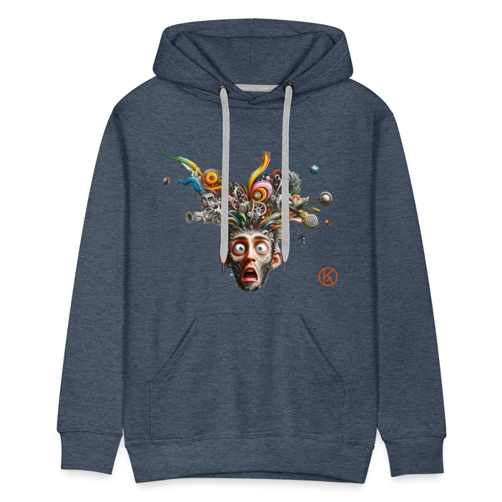 Showroom - Männer Premium Hoodie Spreadshirt - Jeansblau