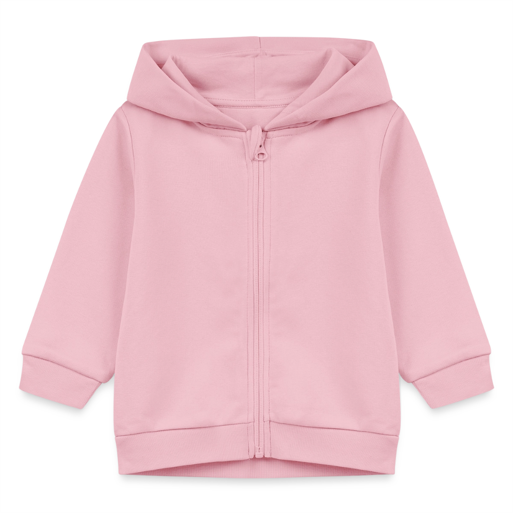 Little Puffin-Druck nur hinten  - tierisches - Stanley/Stella Bio Zip Hoodie - Hellrosa