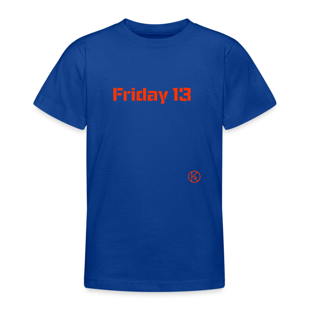 Friday13 - Teenager T-Shirt - Royalblau