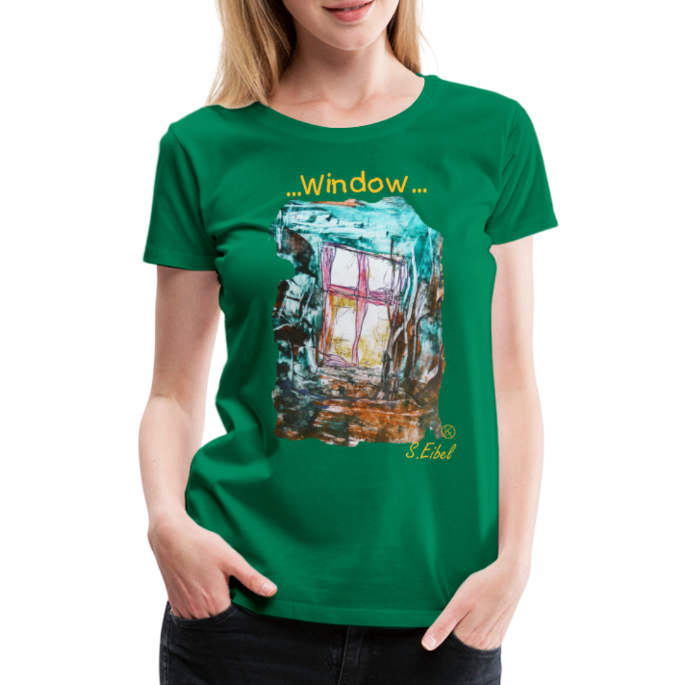 Window - eibelartig -  Frauen Premium T-Shirt - Kelly Green