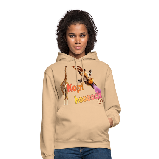 kopf hoch-giraffe - tierisches - Unisex Hoodie - Pfirsich