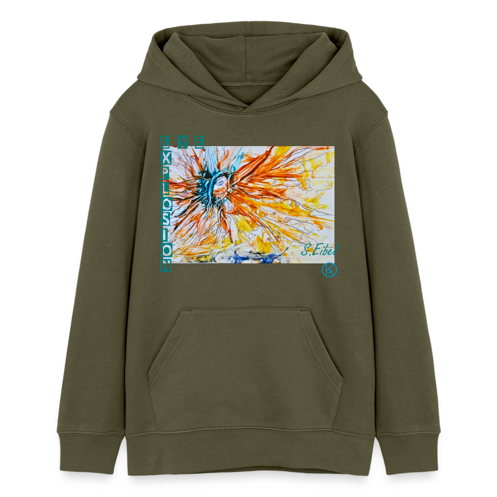 Eye Explosion - eibelartig - plus - Palette - Teenager - Stanley/Stella Teenager Bio-Hoodie Mini Cruiser Stanley Stella - Khaki