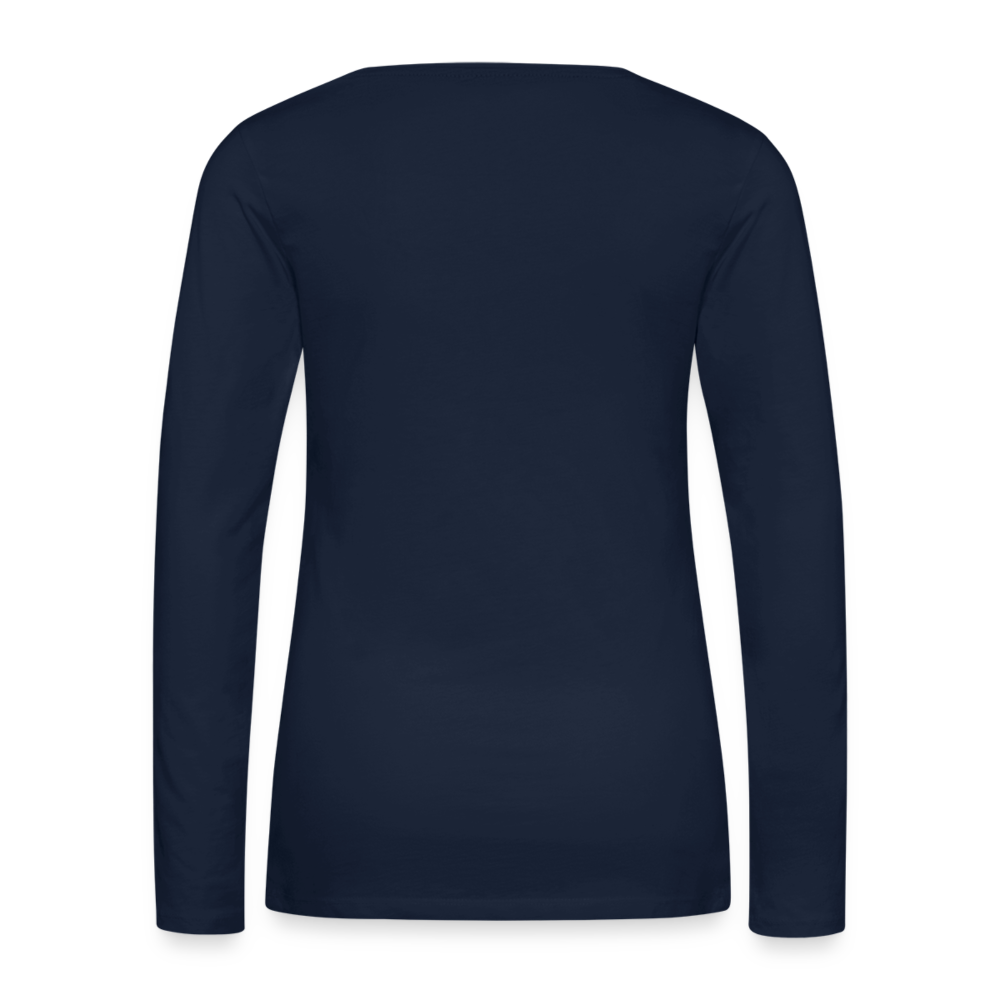 Showroom - Frauen Premium Langarmshirt - Navy
