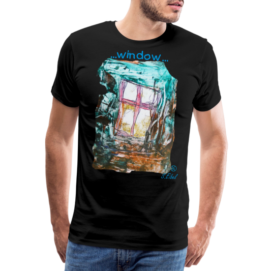Window - eibelartig - Männer Premium T-Shirt - Schwarz