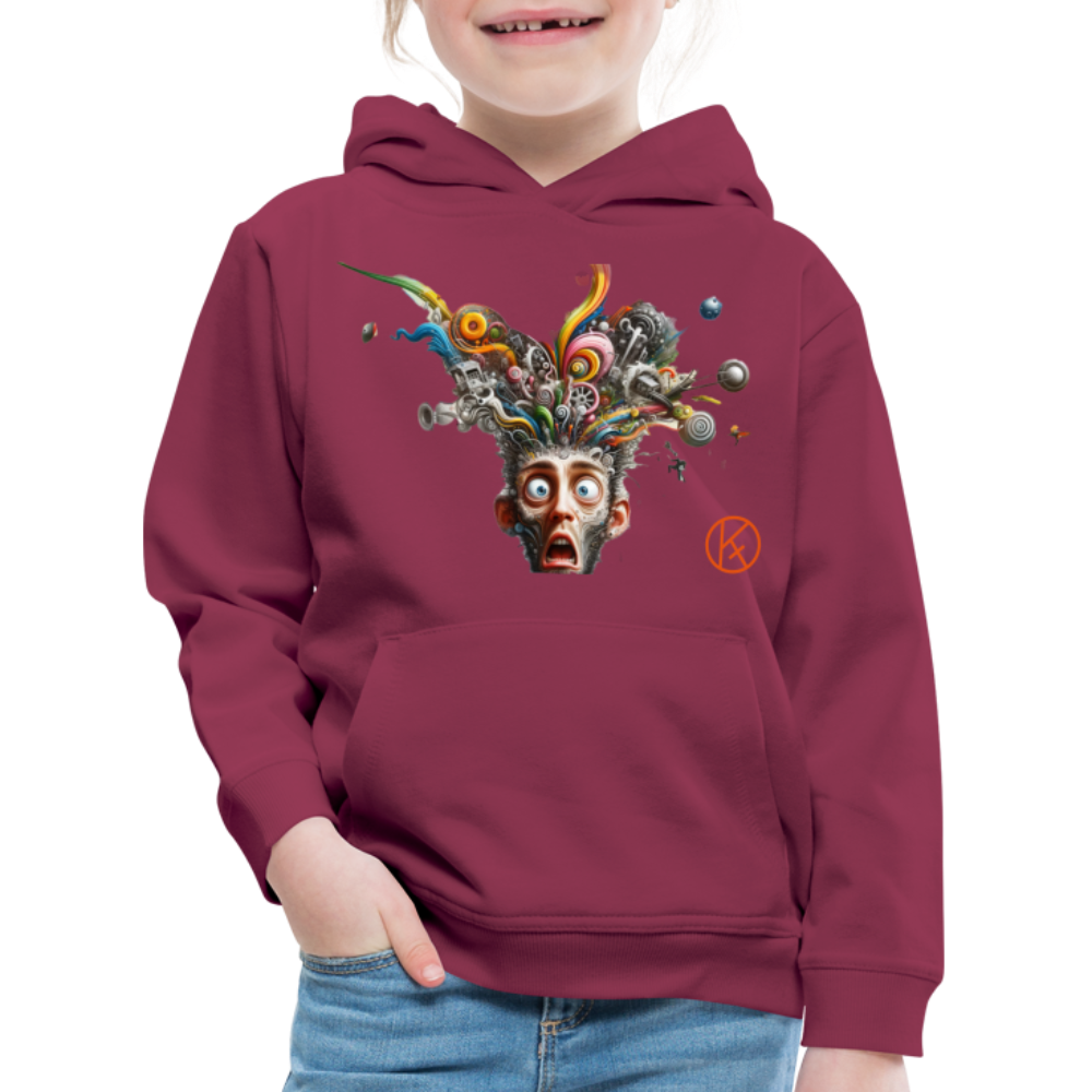 Showroom - Kinder Premium Hoodie Spreadshirt - Bordeaux