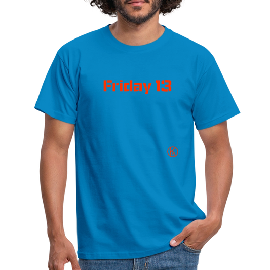 Friday13 - Männer T-Shirt - Royalblau