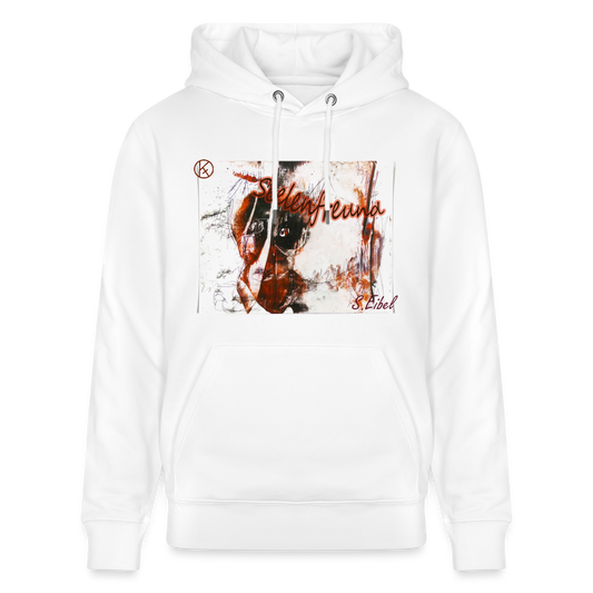 Seelenfreund face  - eibelartig - plus  -  Stanley/Stella Unisex Bio-Hoodie CRUISER - Weiß