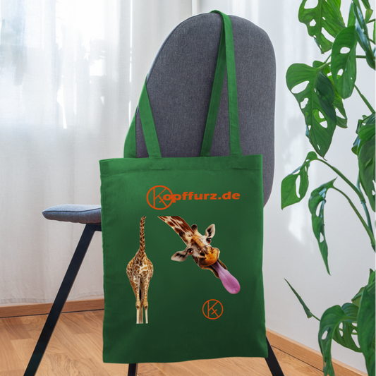 lecker-giraffe - tierisches - Stoffbeutel - Fichte